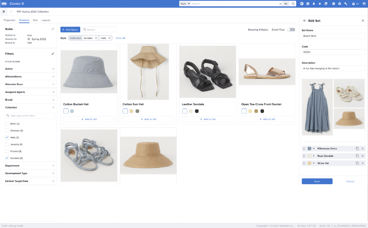 screenshot of Centric PLM